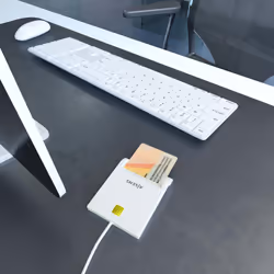AISENS ASCR-SN07-W lecteur de cartes à puce Intérieure USB USB 2.0 Blanc - Vue supplémentaire 4