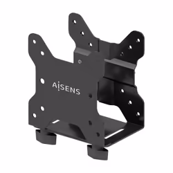 AISENS MPC05-205, Support de CPU monté sur le socle de l’écran, USFF, 5 kg, 50 x 50,75 x 75,100 x 100, Noir, Acier