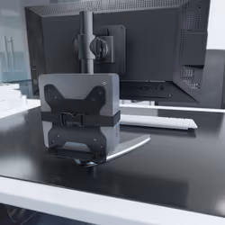 AISENS MPC05-205 support pour unité centrale Support de CPU monté sur le socle de l'écran Noir - Vue supplémentaire 6