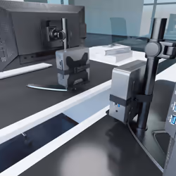 AISENS MPC05-205 support pour unité centrale Support de CPU monté sur le socle de l'écran Noir - Vue supplémentaire 7