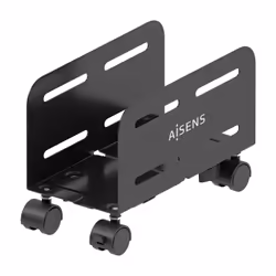 AISENS MPC06-207, Support CPU de chariot, Tower, 10 kg, Noir, Acier, 4 roue(s)