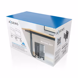AISENS MPC06-207 support pour unité centrale Support CPU de chariot Noir - Vue supplémentaire 6