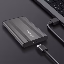 AISENS ASE-2526GR Boîtier de disques de stockage Boîtier HDD Gris 2.5" Alimenté par port USB - Vue supplémentaire 4