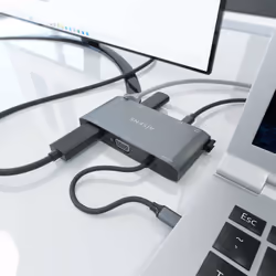 AISENS ASUC-8P010-GR station d'accueil Avec fil USB 3.2 Gen 1 (3.1 Gen 1) Type-C Gris - Vue supplémentaire 6