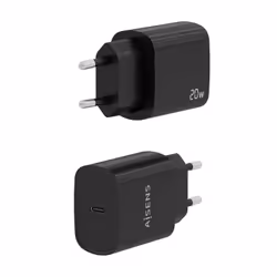 AISENS A110-0753 chargeur d'appareils mobiles Universel Noir Secteur Charge rapide Intérieure