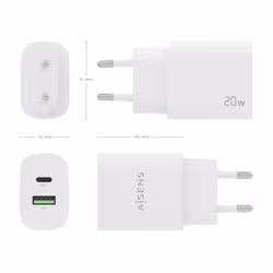 AISENS A110-0754 chargeur d'appareils mobiles Universel Blanc Secteur Charge rapide Intérieure - Vue supplémentaire 4