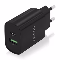 AISENS A110-0755 chargeur d'appareils mobiles Universel Noir Secteur Charge rapide Intérieure