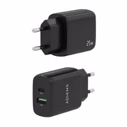 AISENS A110-0759 chargeur d'appareils mobiles Universel Noir Secteur Charge rapide Intérieure
