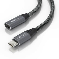 AISENS A107-0761 câble USB 1,5 m USB 3.2 Gen 2x2 USB C Gris