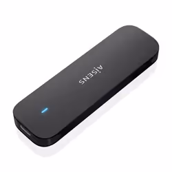 AISENS ASM2-024B, Enceinte ssd, M.2, M.2, 10 Gbit/s, Connectivité USB, Noir