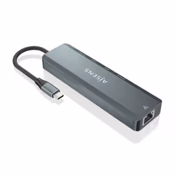 AISENS ASUC-5P011-GR station d'accueil Avec fil USB 3.2 Gen 1 (3.1 Gen 1) Type-C Gris