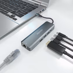 AISENS ASUC-5P011-GR station d'accueil Avec fil USB 3.2 Gen 1 (3.1 Gen 1) Type-C Gris - Vue supplémentaire 6