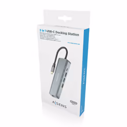 AISENS ASUC-5P011-GR station d'accueil Avec fil USB 3.2 Gen 1 (3.1 Gen 1) Type-C Gris - Vue supplémentaire 7