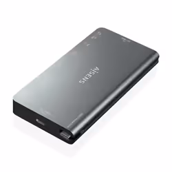 AISENS ASUC-8P015-GR station d'accueil Avec fil USB 3.2 Gen 1 (3.1 Gen 1) Type-C Gris
