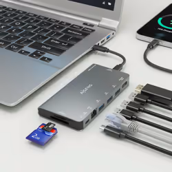 AISENS ASUC-8P015-GR station d'accueil Avec fil USB 3.2 Gen 1 (3.1 Gen 1) Type-C Gris - Vue supplémentaire 5