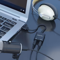 AISENS A106-0769 changeur de genre de câble USB-A 2x 3.5 mm Noir - Vue supplémentaire 4