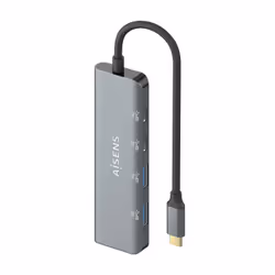 AISENS A109-0763 hub & concentrateur USB 3.2 Gen 1 (3.1 Gen 1) Type-C 5000 Mbit/s Gris
