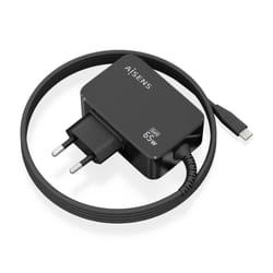 AISENS ASCH-1PD65WL033-BK chargeur d'appareils mobiles Universel Noir Secteur Intérieure