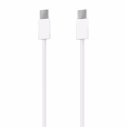 AISENS A107-0855, 1 m, USB C, USB C, USB 2.0, 480 Mbit/s, Blanc