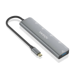 AISENS A109-0857 hub & concentrateur USB 3.2 Gen 1 (3.1 Gen 1) Type-C 5 Mbit/s Gris