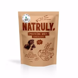 Natruly Whey, Poudre, Concentré de protéine de lactosérum, Chocolat, Whey protein concentrate (86%), cocoa powder (7.5%), nat ...
