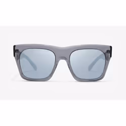 Hawkers Gris Narciso Bleu Chrome, Adulte, Unisexe, Rectangulaire, Rectangle, Cerclé, Gris, Transparent