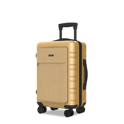 Numada - Valise à cabine beige UpFly T21 avec poche frontale (56x37x235cm)