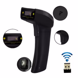 Nilox NX-CSBT-2DU21 lecteur de code barres Lecteur de code barre portable 1D/2D CMOS Noir
