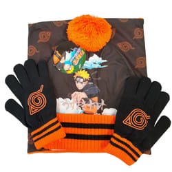 Tour de cou avec bonnet et gants Educa Borras Naruto