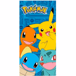 Serviette de plage en coton Educa Borras Pokémon