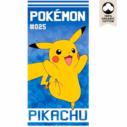 Serviette de plage en coton Nintendo Pokémon Pikachu