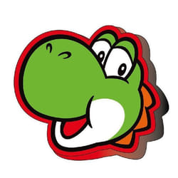 Coussin 3D - Nintendo - Super Mario Bros - Yoshi - Vert - Synthétique - Asymétrique