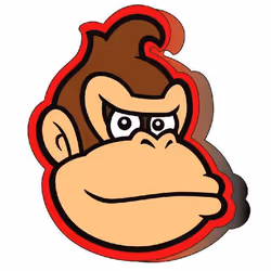 Coussin 3D Nintendo Super Mario Bros Donkey Kong