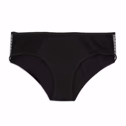 Kiwitas Classic Plumeti braguitas menstruales negro #S