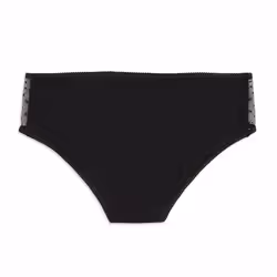 Kiwitas Classic Plumeti braguitas menstruales negro #S