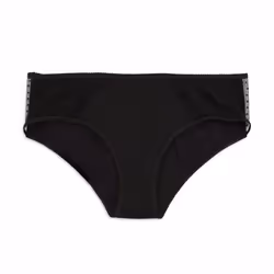 Kiwitas Classic Plumeti braguitas menstruales negro #M