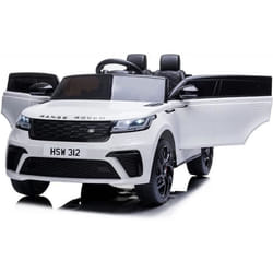 Voiture électrique pour enfant Land Rover Range Rover Velar 12V Blanc - Batterie 12V et télécommande