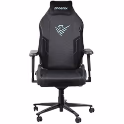 Chaise de Gaming - Phoenix - Monarch - Tissu Velours - Réglable en Hauteur - Accoudoirs Inclus