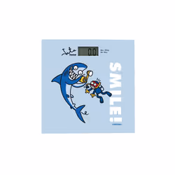 JATA Mod. 295K, Pèse-personne électronique, 15 kg, 100 g, Bleu, kg, lb, ST, Rectangle