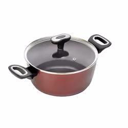 JATA CF924, 4 L, Rouge, Aluminium, Noir, Acier inoxydable, Verre