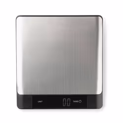 JATA HBAL1200, Balance de ménage électronique, 5 kg, 1 g, Noir, Acier inoxydable, Acier inoxydable, Métal