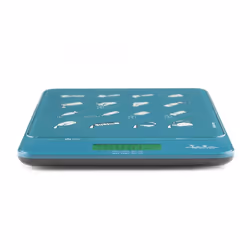 JATA HBAL1204 escabeaux de cuisine Bleu Comptoir Rectangle Balance de ménage électronique