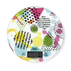 JATA HBAL7240 escabeaux de cuisine Multicolore Comptoir Rond Balance de ménage électronique