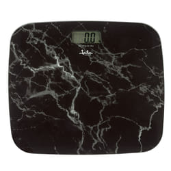 JATA HBAS1415 balance Rectangle Noir, Couleur marbre Pèse-personne électronique