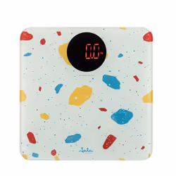 JATA HBAS1417, Pèse-personne électronique, 180 kg, 100 g, Multicolore, Carré, Robinet