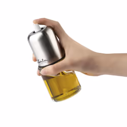 JATA HACC4539 distributeur huile / vinaigre 0,15 L Bouteille Verre, Acier inoxydable Acier, Transparent - Vue supplémentaire 2