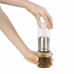 JATA HACC4539 distributeur huile / vinaigre 0,15 L Bouteille Verre, Acier inoxydable Acier, Transparent - Vue supplémentaire 5