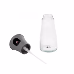 JATA HACC4545 distributeur huile / vinaigre 0,15 L Bouteille Verre, Polypropylène (PP) Gris, Transparent