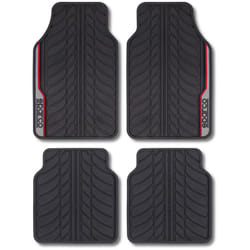 Sparco - Tapis de voiture Caoutchouc - Rouge