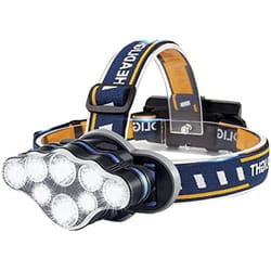 Lampe frontale - TM Electron - TMTOR025 - 8 LED - 8 modes - Rechargeable USB